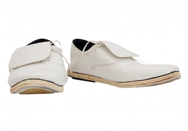 Yohji Yamamoto POUR HOMME HIROMU TAKAHARA Leather Shoes White 5(US 