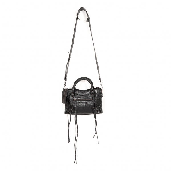 Balenciaga Classic City Mini Shoulder Bag in Black