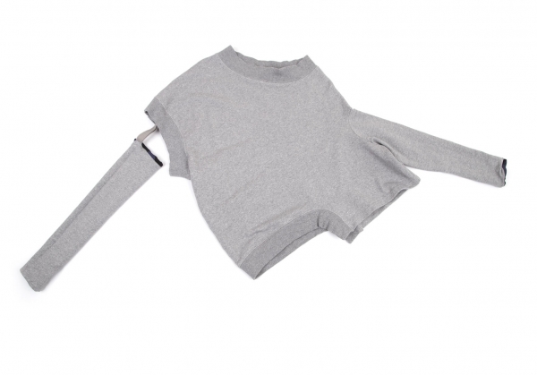 Y-3 Deformation Design Sweat shirt Grey S | PLAYFUL