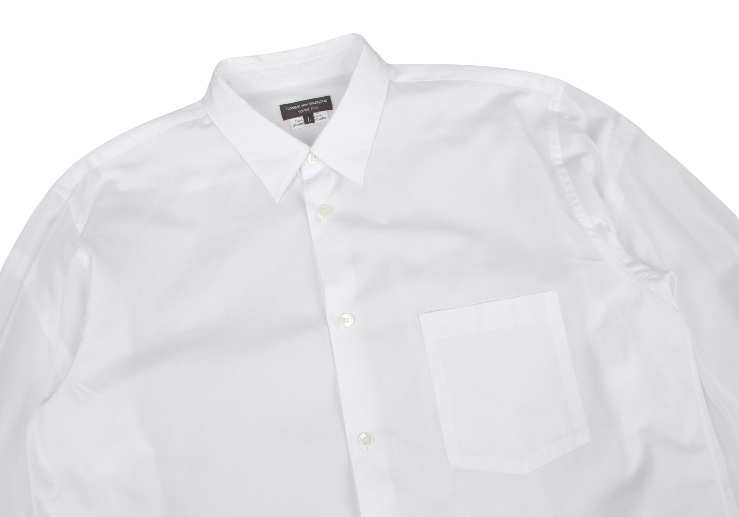 商品詳細コムデギャルソンオム 2009年 ドット柄 半袖 シャツ XS 茶×白