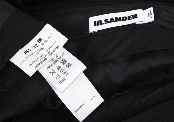 Jil Sander J+ Uniqlo Men's Pants, Sz 34 X 34, Black Wool/Silk/Poly