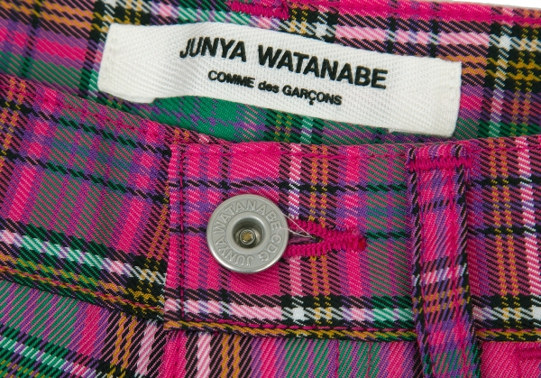 JUNYA WATANABE COMME des GARCONS Plaids Pants (Trousers) Pink S