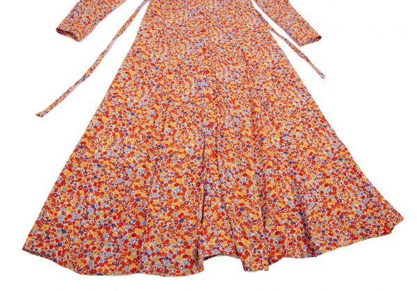 COMPTOIR DES COTONNIERS Floral Printed Rayon Shirt Dress Multi-Color S