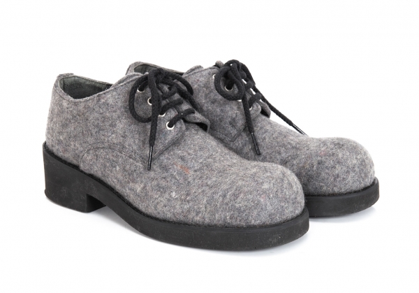 tricot COMME des GARCONS Felted Derby shoes Grey About US 7 | PLAYFUL