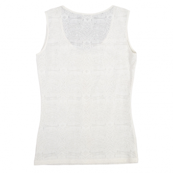 ISSEY MIYAKE FETE Stretch Camisole Charcoal 2