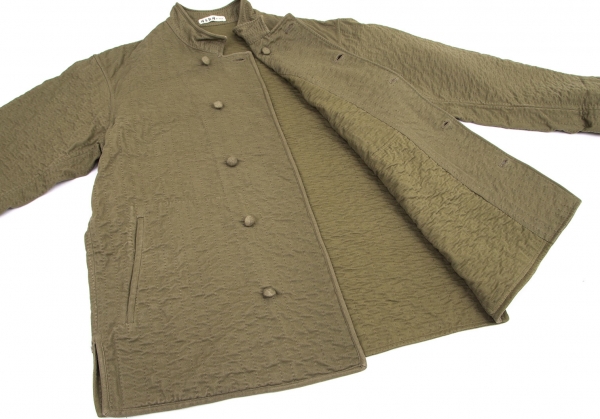 ASHA BY MDS Cotton Stitched Jacket Khaki-green S | PLAYFUL