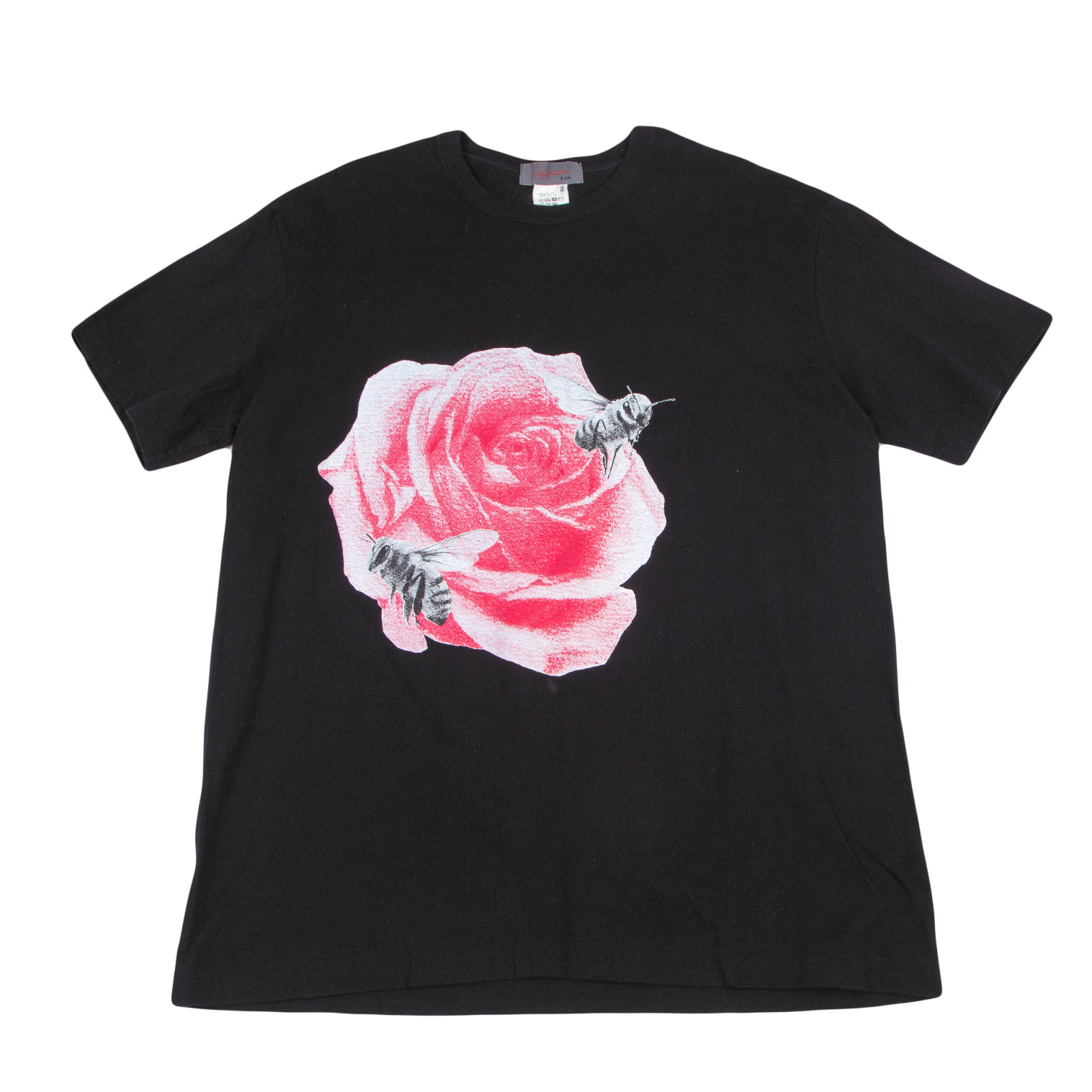 米政府SUZUME ROSE PRINT T-Shirt Tシャツ/カットソー(半袖/袖なし)