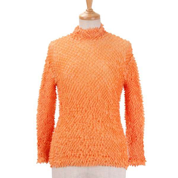 Brand new ! ISSEY MIYAKE Diaphragm design blouse Orange M | PLAYFUL