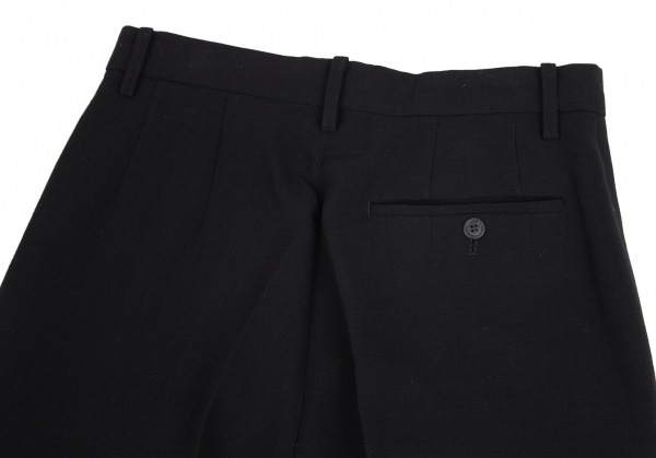 ISSEY MIYAKE Wool Tuck Pants (Trousers) Black L | PLAYFUL