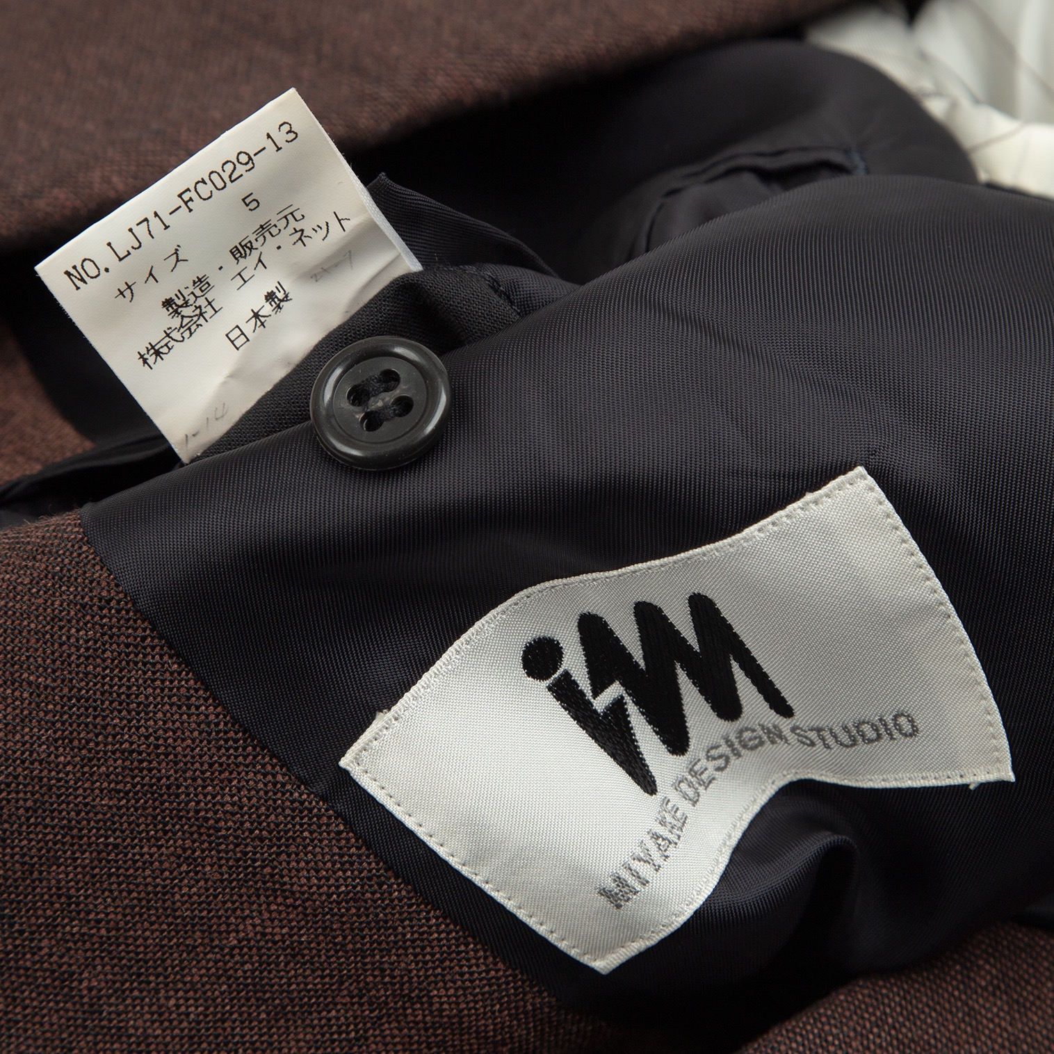 2000年製 イッセイミヤケメン ホワイトステッチ オープンカラーシャツ 黒