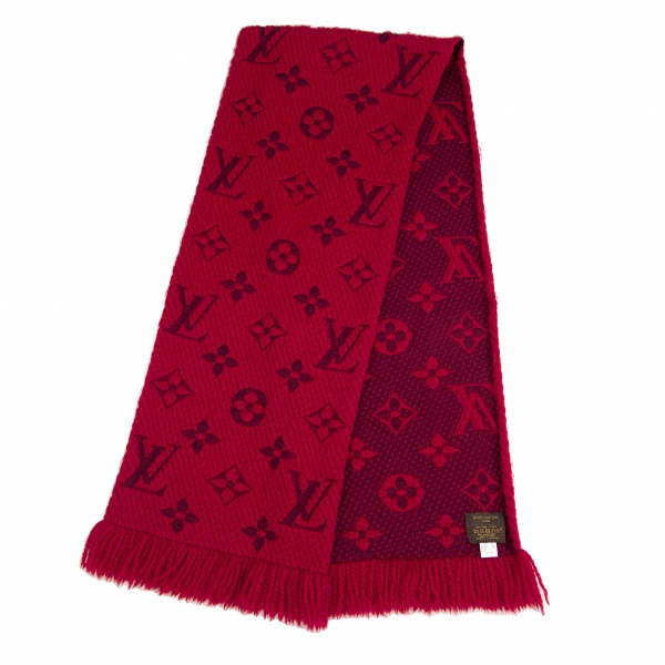 Louis Vuitton, Accessories, Louis Vuitton Logomania Monogram Scarf Red