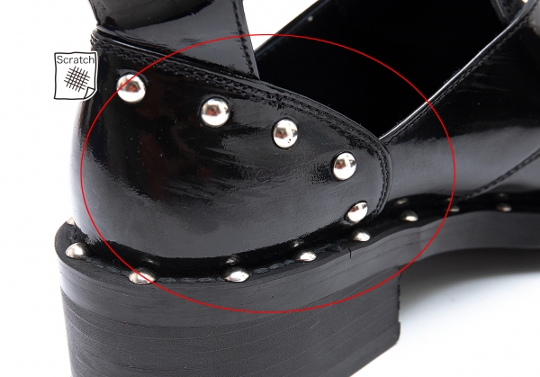 LIMI feu Shoes Western Belt Strap Shoes Black US About 7.5 | PLAYFUL