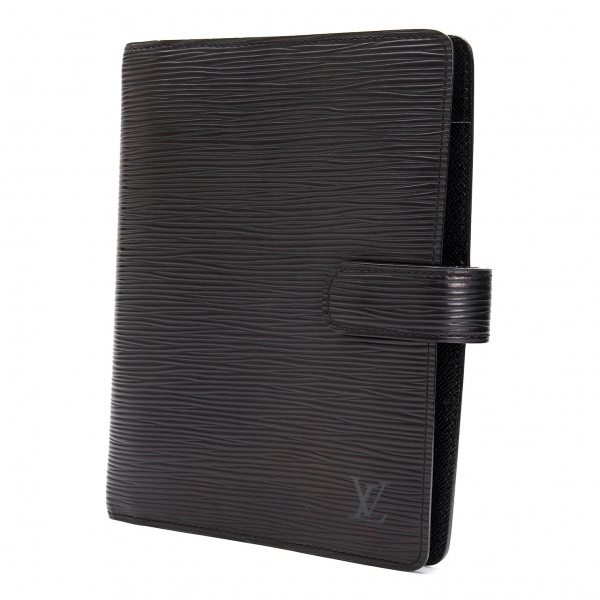 Authentic LOUIS VUITTON Black Noir Epi Leather iPad Mini Folio Cover