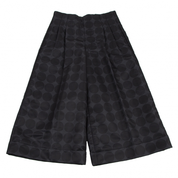 COMME des GARCONS Dot Nylon Wide Pants (Trousers) Black S | PLAYFUL