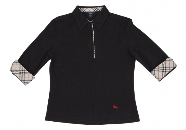 Women's Graphic Aesthetic Polo Shirts 3/4 Sleeve Button Down