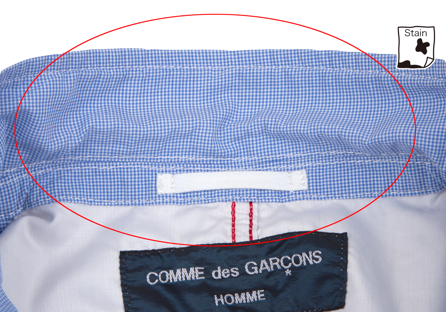 COMME des GARCONS HOMMEコムデギャルソンオム 製品洗い加工ギンガム ...
