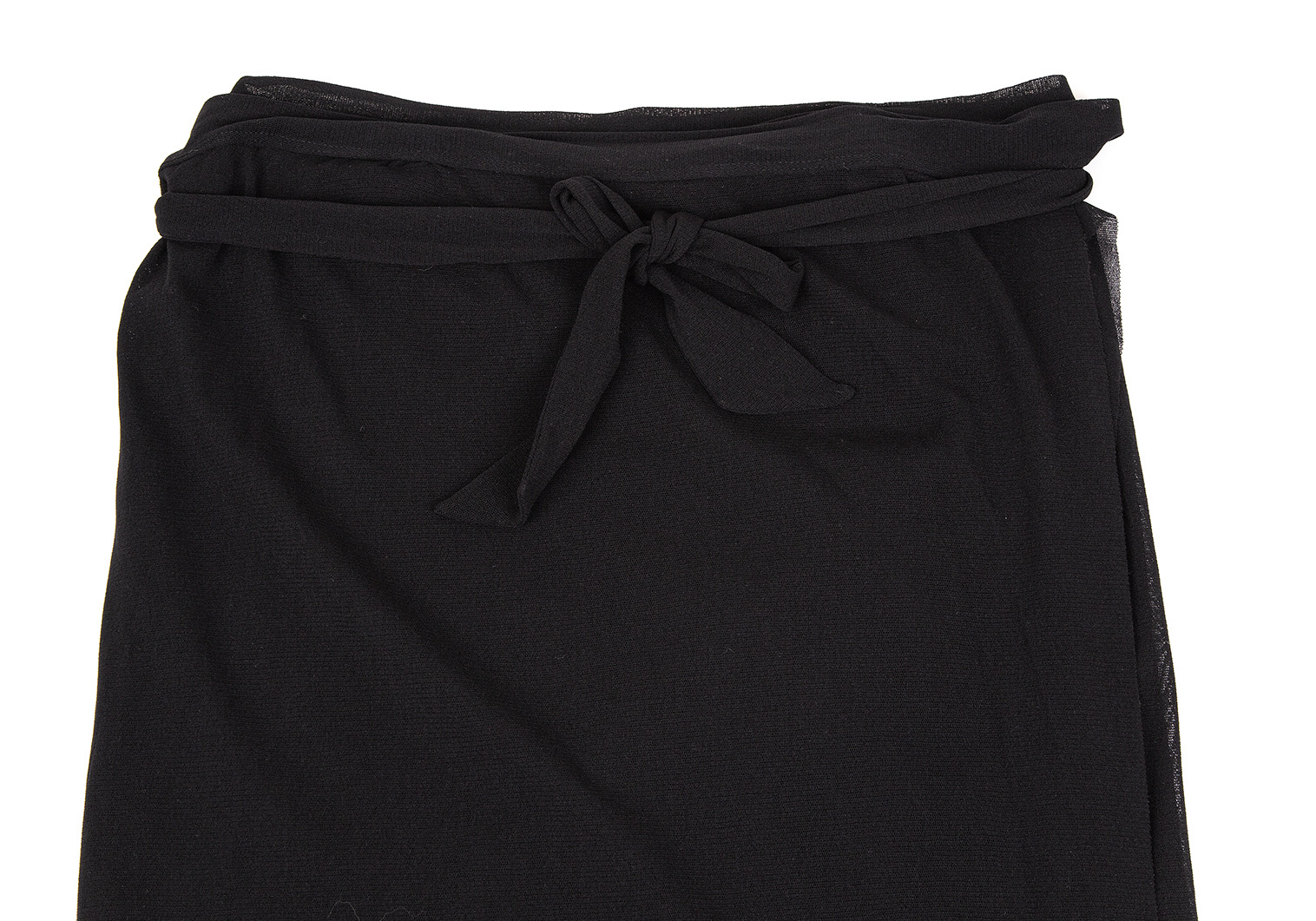 ソレイユコレクション   ブラック　ロングスカート　Lサイズ
