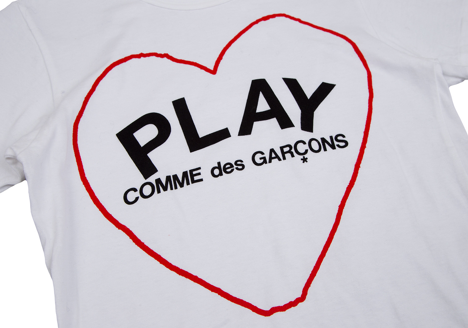 プレイ コムデギャルソンPLAY COMME des GARCONS ハートロゴプリントT
