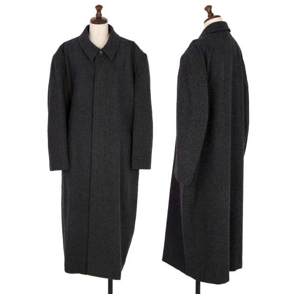 tricot COMME des GARCONS Wool Long Coat Grey S-M | PLAYFUL