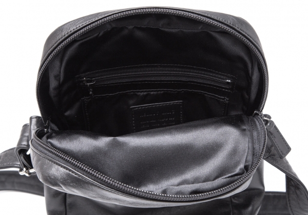 HELMUT LANG Leather Shoulder Bag Black | PLAYFUL