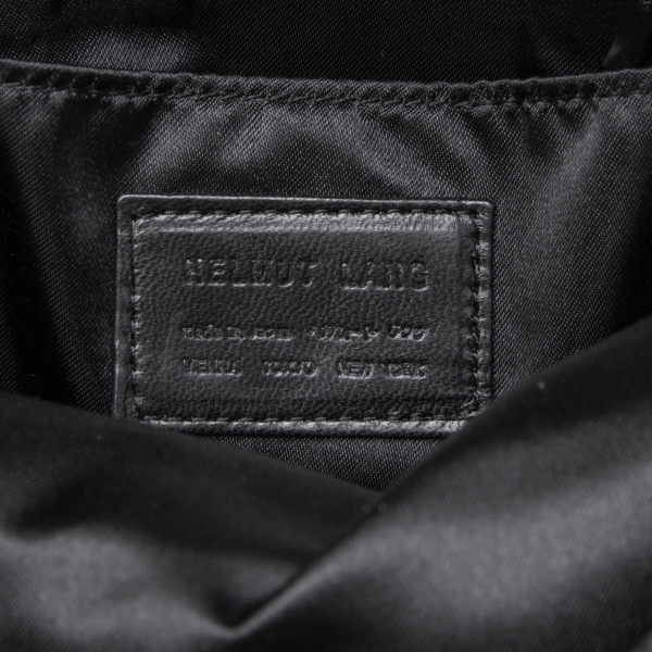 HELMUT LANG Leather Shoulder Bag Black