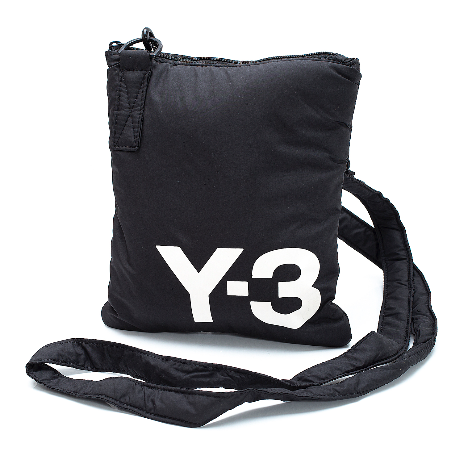 Y-3 ワイスリー ロゴプリント ショルダー バッグ ブラック bag