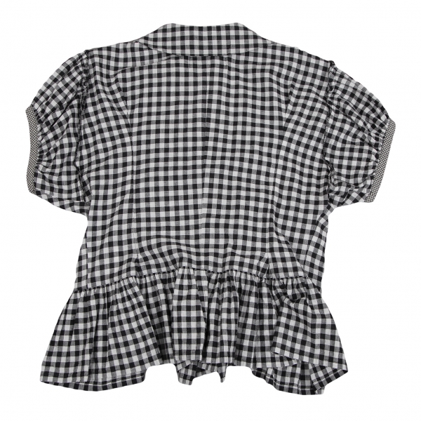 tricot COMME des GARCONS Gingham Check Switching Shirt & Skirt 