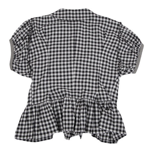 tricot COMME des GARCONS Gingham Check Switching Shirt & Skirt