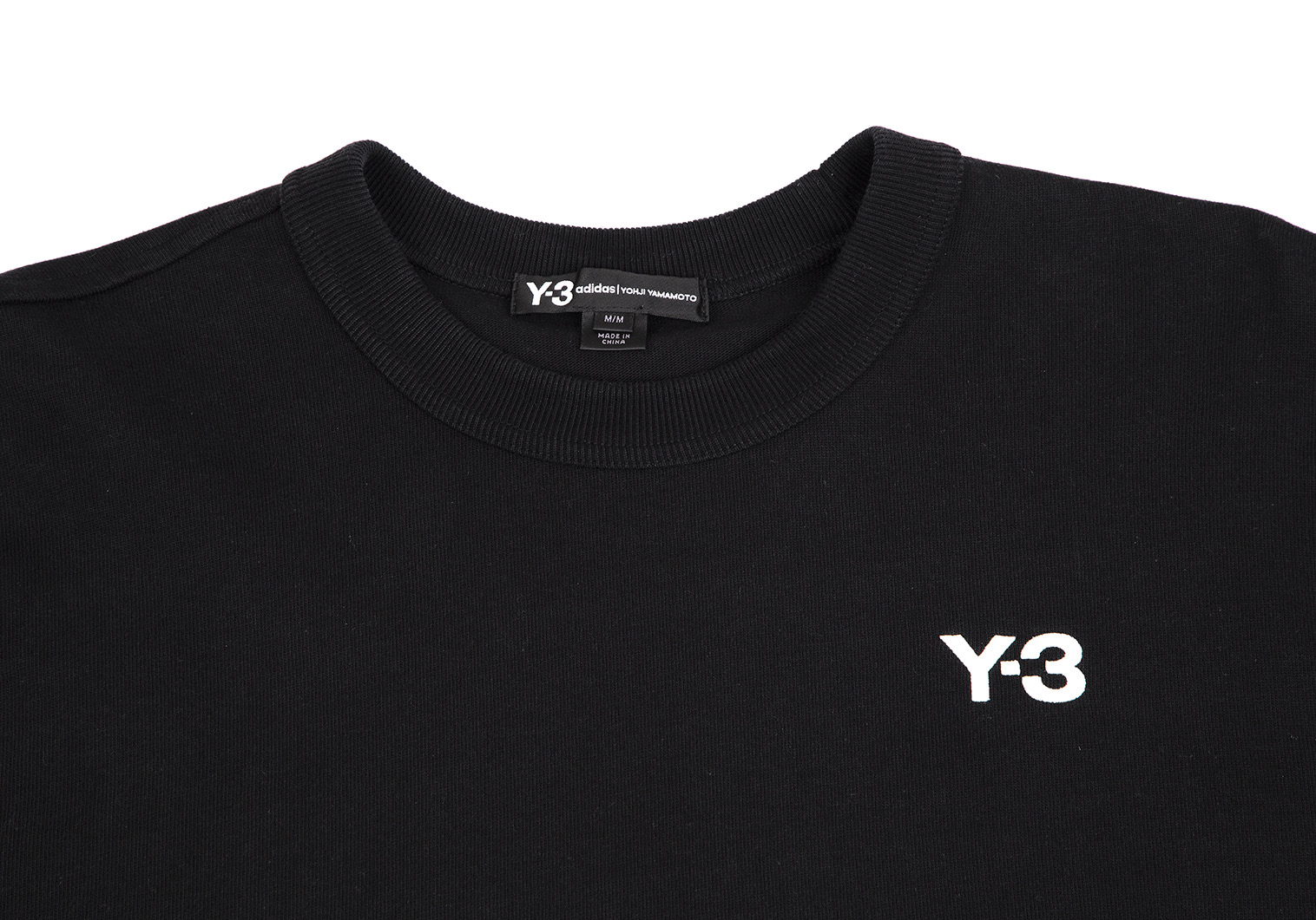 新品 Y-3 HEAVY COMPACT JERSEY TEE 胸元ロゴ刺繍Y3Tシャツ - www ...