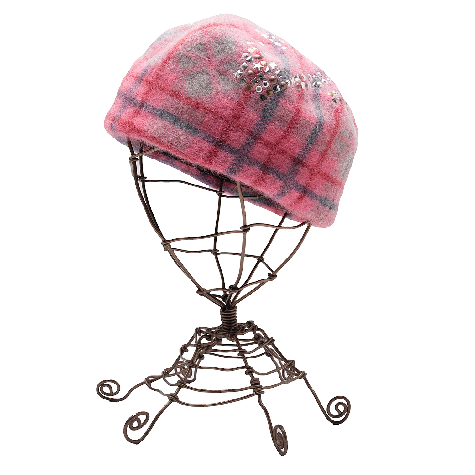 VivienneWestwood winter tartan beret ベレー - ハンチング/ベレー帽