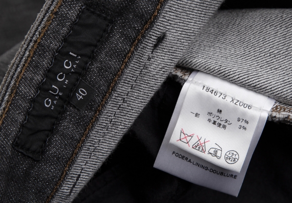 Gucci X The North Face Web Print Cotton Shorts Black pour hommes