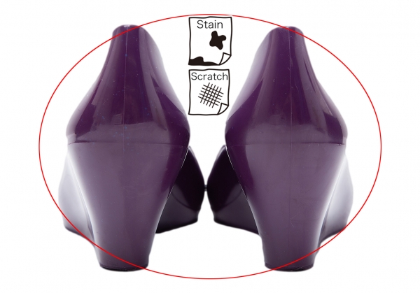 GUCCI Rubber Sandal Purple US About 6.5