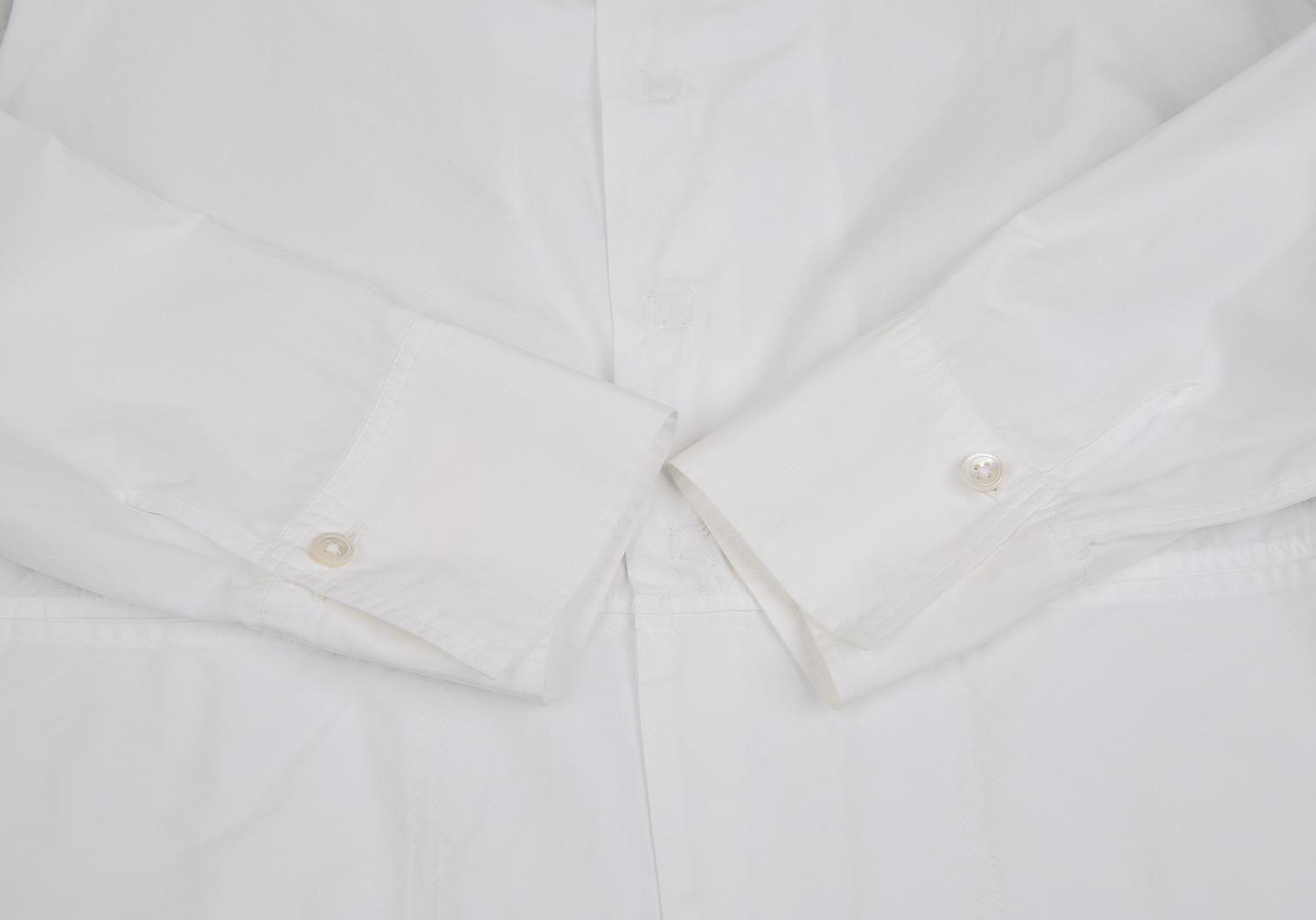 ワイズY's ポケットデザインスナップボタンシャツ 白M位