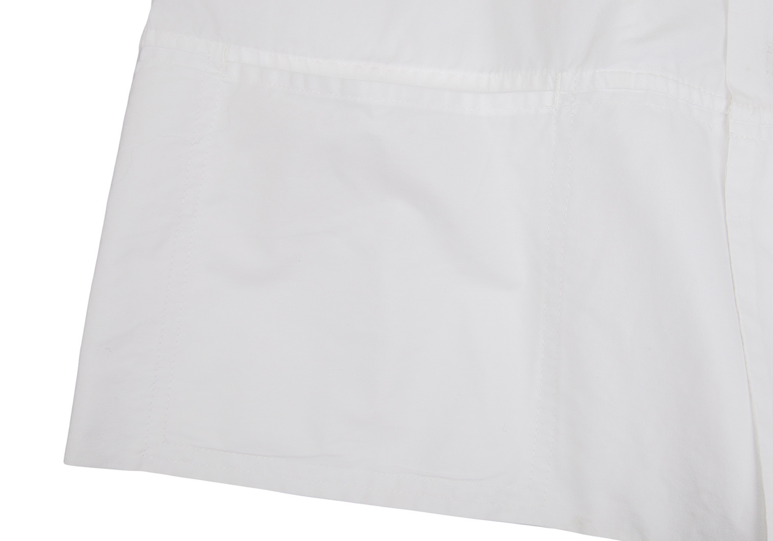 ワイズY's ポケットデザインスナップボタンシャツ 白M位