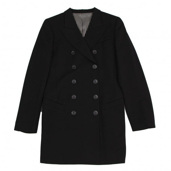 Jean-Paul GAULTIER CLASSIQUE Lining Stripe Double Long Jacket