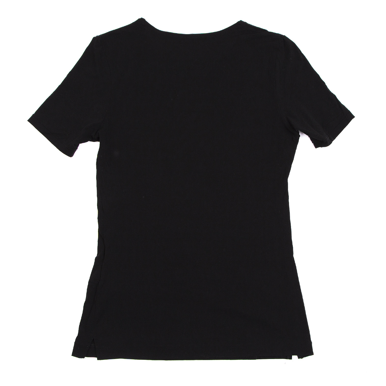 ワイズY's ストレッチクルーネックTシャツ 黒3