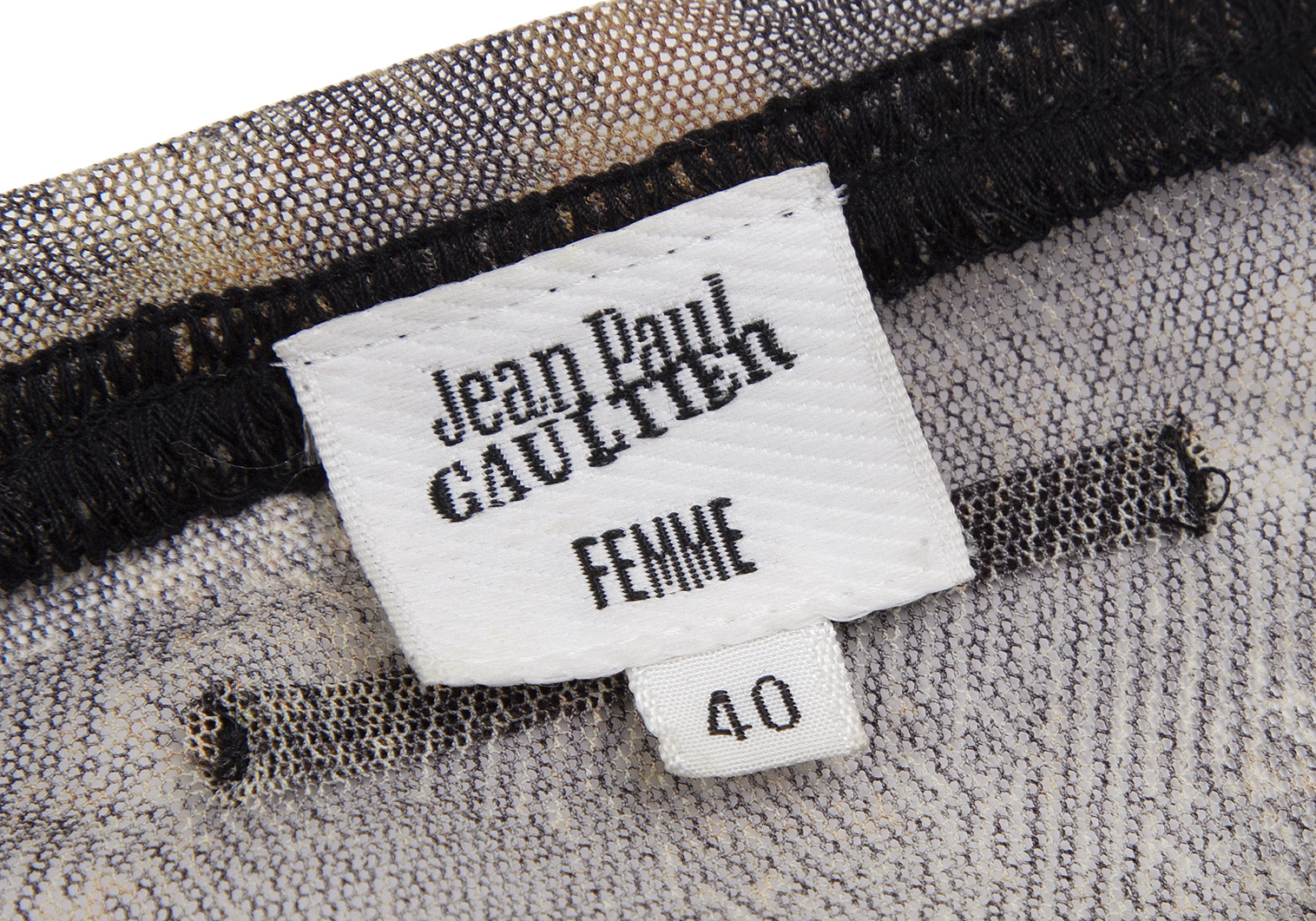 ジャンポールゴルチエ ファムJean Paul GAULTIER FEMME パンクプリント