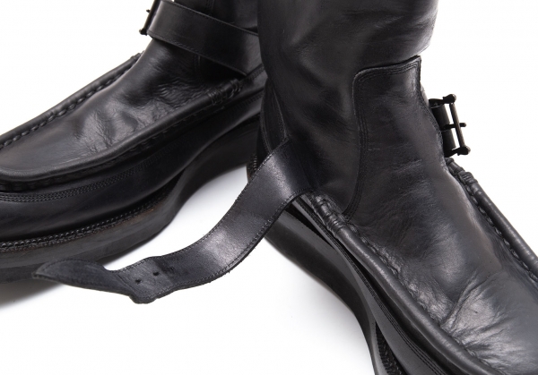 foot the coacher Leather Boots Black About US 11 | PLAYFUL