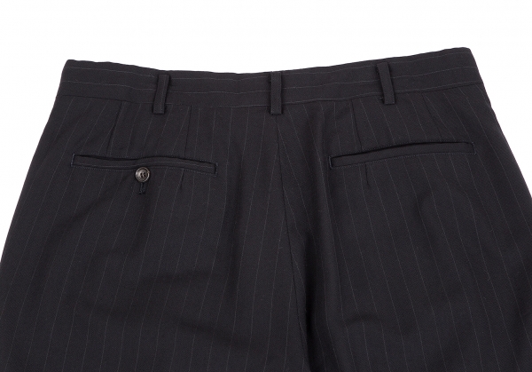 COMME des GARCONS HOMME DEUX Wool Stripe Tapered Pants (Trousers