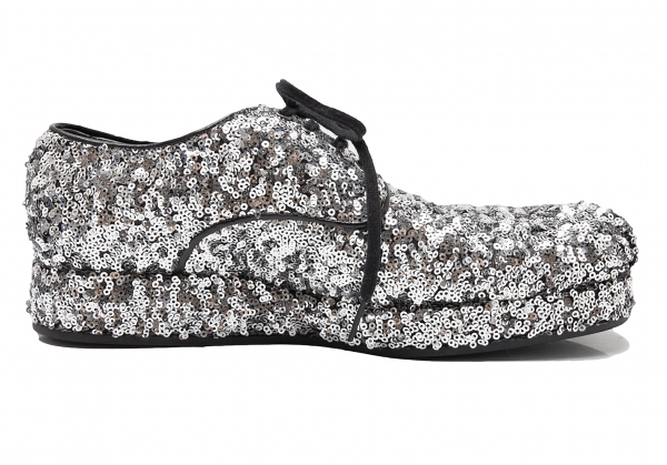 tricot COMME des GARCONS Sequins Shoes Silver US About 6 | PLAYFUL