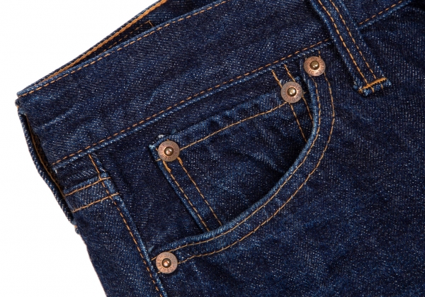 Denime 66 Selvedge Jeans Indigo W27 | PLAYFUL