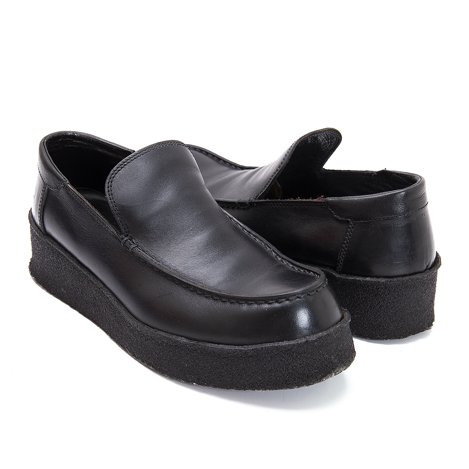 Y‘s for men ビブラムソールスリッポン 革靴 黒ソール長さ約30cm