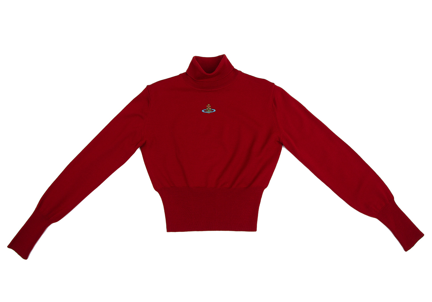 美品✨ヴィヴィアン ウエストウッド タートルネックセーター 2 赤 ビッグオーヴsakiのニット