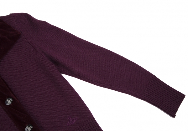 Vivienne Westwood Purple Polo Cardigan