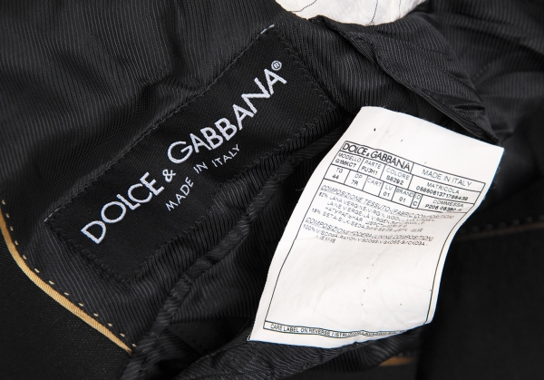 DOLCE & GABBANA Front Fitting Design Corset Black 46