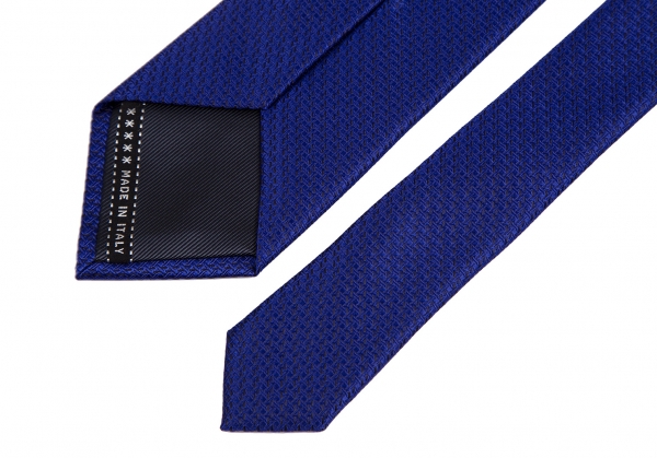 Zegna Patterned-jacquard Silk Tie in Blue for Men