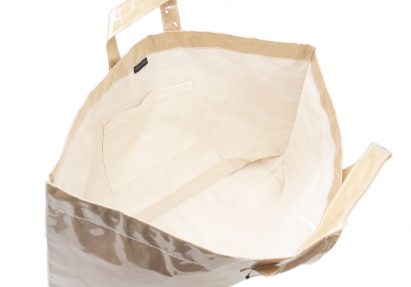 ✈Rei Kawakubo CDG Black Kraft Paper PVC Shopping Bag Comme des