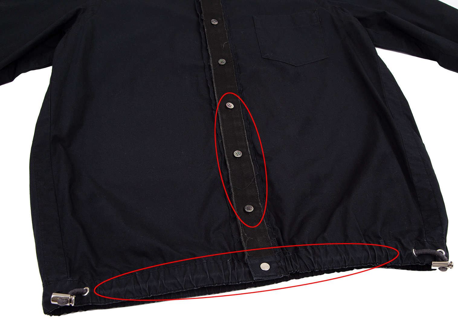 sacaiレイヤードパッチワークレースカットソーTシャツ(半袖/袖なし)