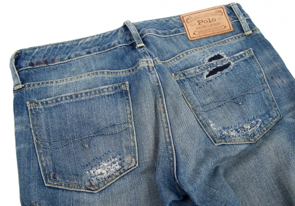 Polo Ralph Lauren Patchwork Boyfriend Jeans - Blue - 25