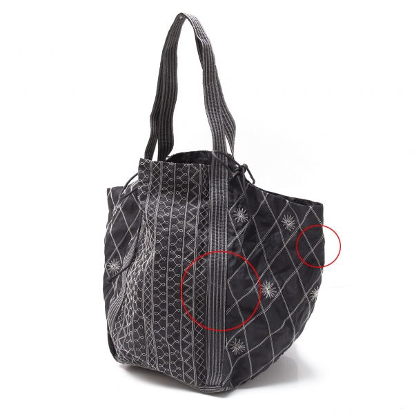 ISSEY MIYAKE HaaT TaMaSHa Stitched Tote Bag Black | PLAYFUL